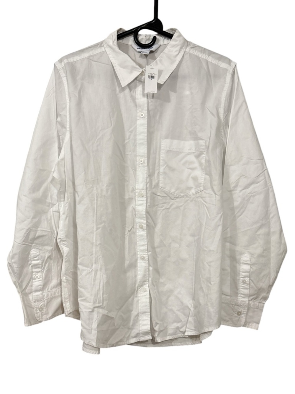 Old Navy White Button-Down Collared Shirt